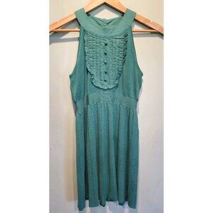 Arden B Green Silk Blend Knit Sleeveless Dress Sz XS